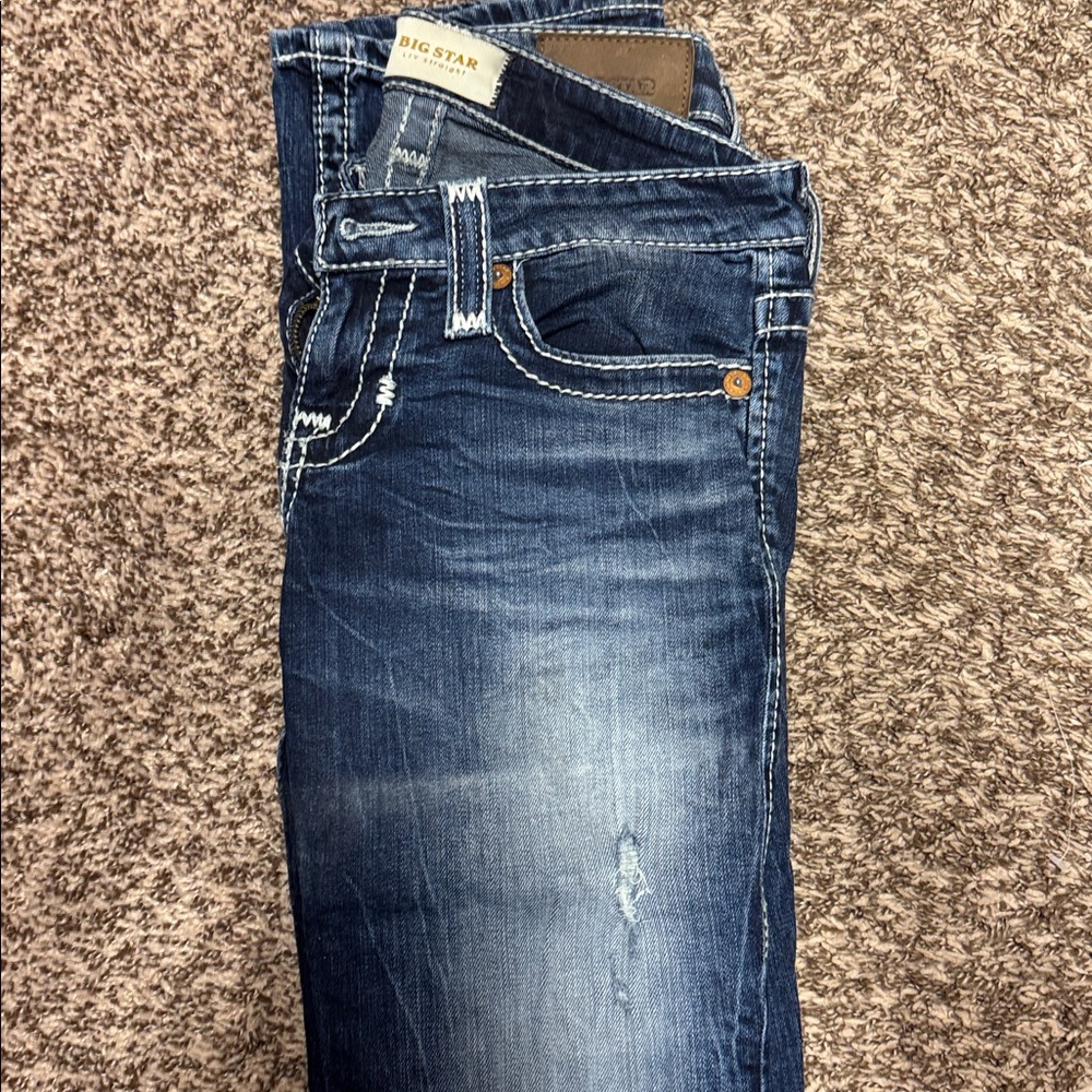 Big Star Dark Indigo Straight Jeans